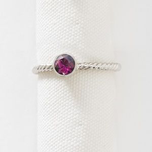 February Birthstone Ring